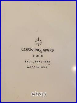 Vintage corning ware blue cornflower set