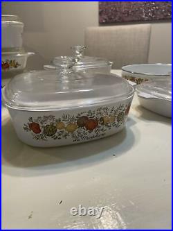 Vintage corning ware dish sets