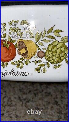 Vintage corning ware spice of life Pyrex Lid With Rare #8 Stamp