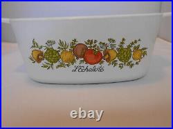 Vintage corning ware spice of life dish L'Echalote