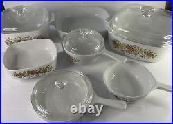 Vintage corning ware spice of life set