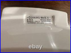 Vintage corning ware wildflower 10X10 casserole dish with glass lid