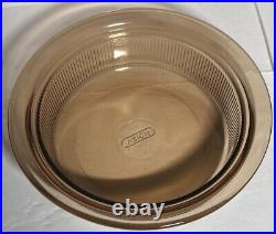 Vision Ware Vintage Corning Pyrex Amber Glass Cookware 11 Piece Set USA