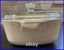 Vntg 1960's Corning Ware Casseole Dish Pyrex LID Cornflower Blue 1.5 Qt Vntg 1960's Corning Ware Casseole Dish Pyrex LID Cornflower Blue 1.5 Qt