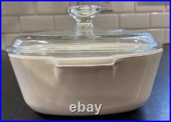 Vntg 1960's Corning Ware Casseole Dish Pyrex LID Cornflower Blue 1.5 Qt Vntg 1960's Corning Ware Casseole Dish Pyrex LID Cornflower Blue 1.5 Qt
