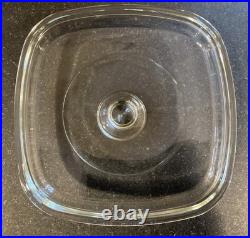 Vntg 1960's Corning Ware Casseole Dish Pyrex LID Cornflower Blue 1.5 Qt Vntg 1960's Corning Ware Casseole Dish Pyrex LID Cornflower Blue 1.5 Qt