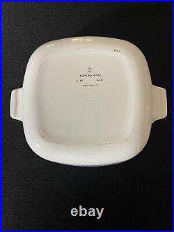 Vtg 1961-1966 Corning Ware Blue Cornflower 1 Qt casserole withlid Stamped P-1-B