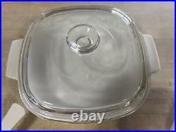 Vtg 6 Pcs Spice O' Life Corning Ware Casserole withLids 1972-1987 withMenuettes