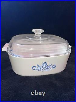 Vtg Blue Cornflower Corningware