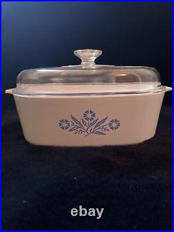 Vtg Blue Cornflower Corningware