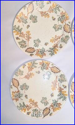 Vtg Corelle Dinner Plate Leaf Speckled Autumn Fall Leaves 10¼ RARE x6 Plates A+ Vtg Corelle Dinner Plate Leaf Speckled Autumn Fall Leaves 10¼ RARE x6 Plates A+