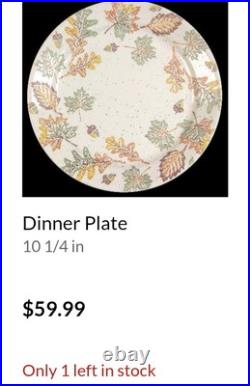 Vtg Corelle Dinner Plate Leaf Speckled Autumn Fall Leaves 10¼ RARE x6 Plates A+ Vtg Corelle Dinner Plate Leaf Speckled Autumn Fall Leaves 10¼ RARE x6 Plates A+