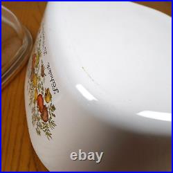 Vtg Corning Ware L'Echalote La Marjolaine Spice of Life 5 Quart Dish A-5-B Lid