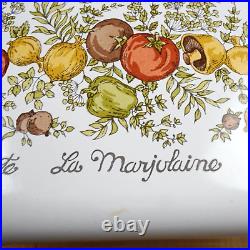 Vtg Corning Ware L'Echalote La Marjolaine Spice of Life 5 Quart Dish A-5-B Lid