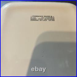 Vtg Corning Ware Loaf Casserole 7 x 5 1/2 x 3, P-4-B, Numbered 32 Spice of Life