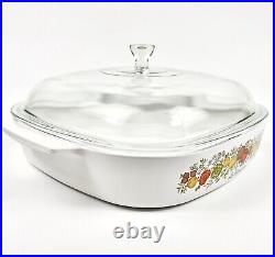 Vtg Corning Ware Spice Of Life RARE Numbered Le Romarin A-10-B Casserole with Lid